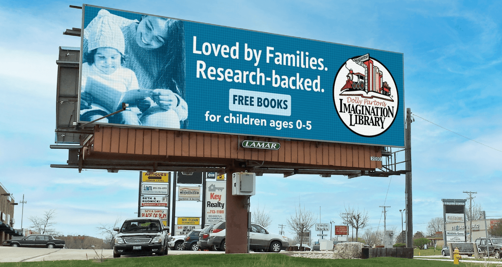 Imagination Library billboard